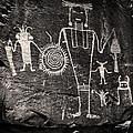 Iconic Petroglyphs from the Freemont Culture